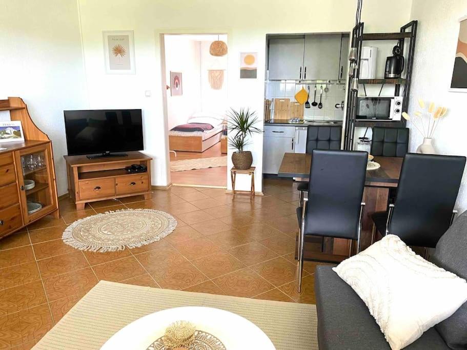 Ferienwohnung Nr. 1 Terrasse Bodden Kanu Bootssteg Zudar Εξωτερικό φωτογραφία